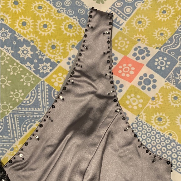 Vintage 90’s Asymmetrical Corset Style Sleeveless Top Size 8 - Picture 6 of 17